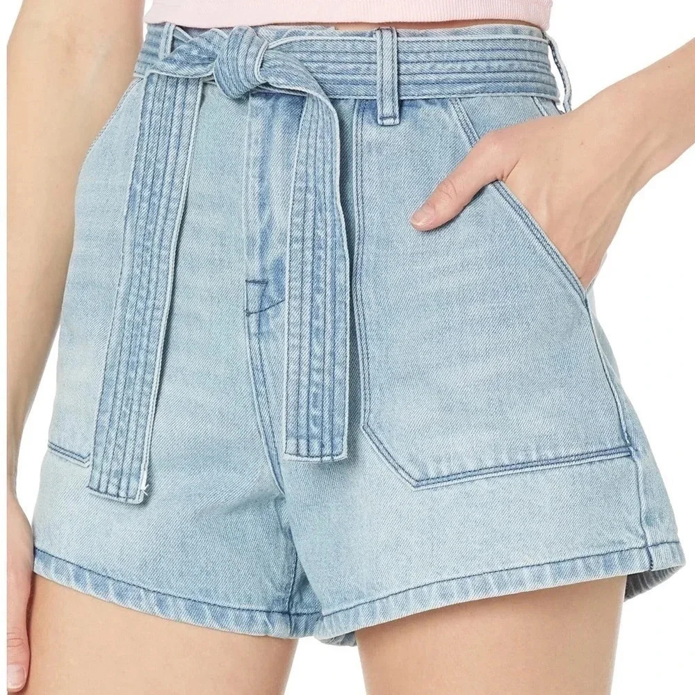 BlankNYC Must Be The Place Shorts Belt Included‎ Size 29 Blue NWT